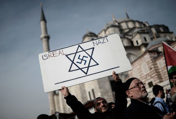 Türkiye 'Kahrolsun İsrail' sloganlarıyla inledi 39