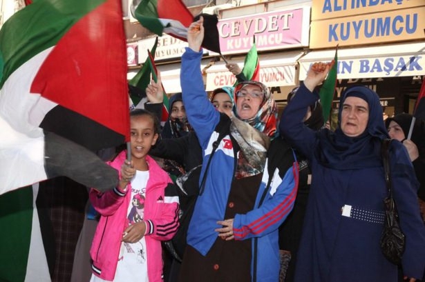 Türkiye 'Kahrolsun İsrail' sloganlarıyla inledi 6