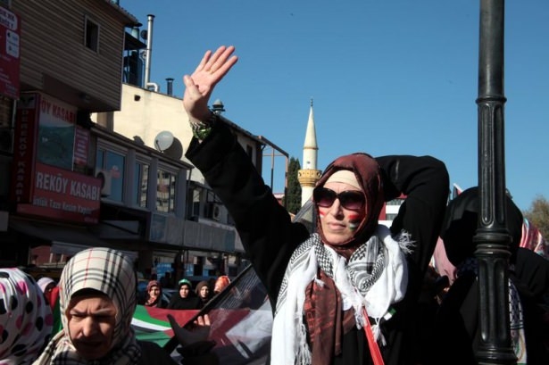 Türkiye 'Kahrolsun İsrail' sloganlarıyla inledi 65