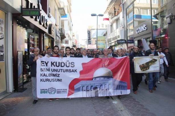 Türkiye 'Kahrolsun İsrail' sloganlarıyla inledi 71