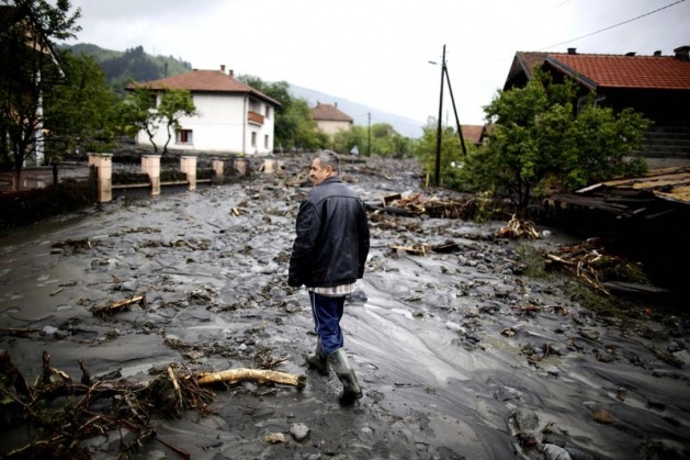 Bosna Hersek sular altında kaldı 16