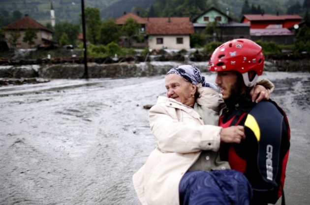 Bosna Hersek sular altında kaldı 38