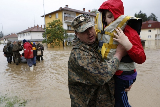 Bosna Hersek sular altında kaldı 43