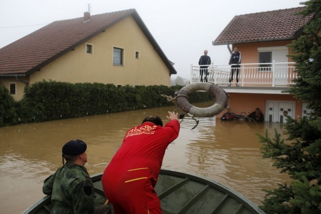 Bosna Hersek sular altında kaldı 6