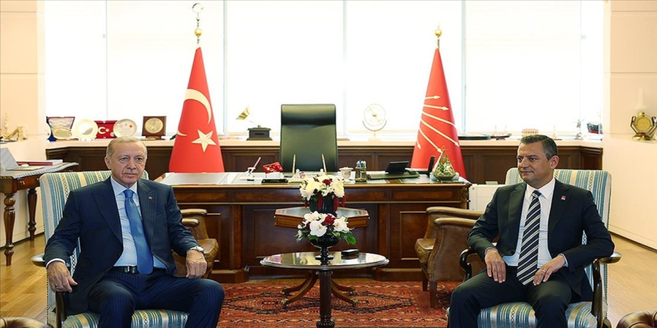 Cumhurbaşkanı Erdoğan'ın Özgür Özel ziyareti sona erdi