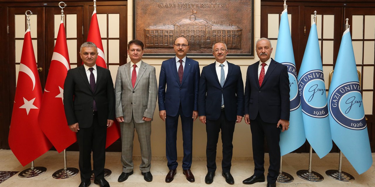 Türk Eğitim-Sen'den Gazi Üniversitesi Rektörü Prof. Dr. Uğur Ünal'a Ziyaret