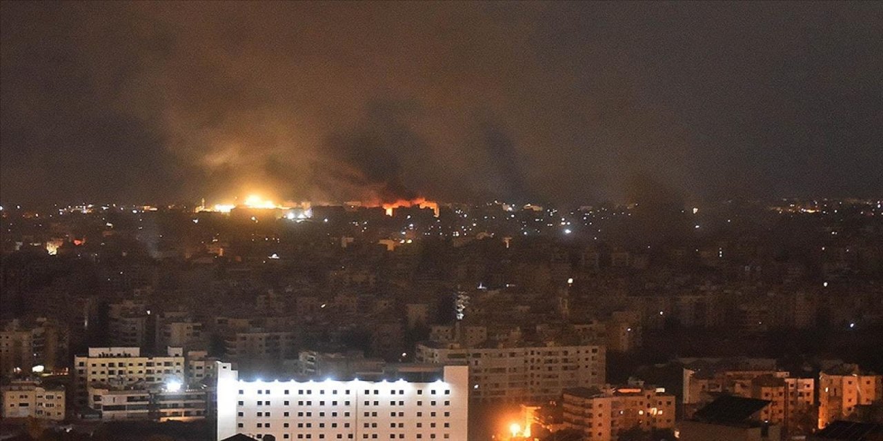 İsrail, Beyrut'un güneyindeki Dahiye'ye 30 hava saldırısı düzenledi!