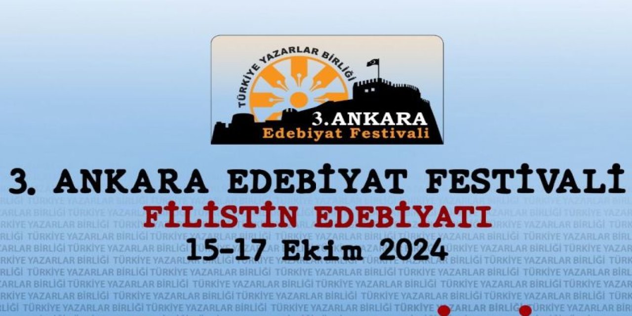 3. Ankara Edebiyat Festivali Başlıyor!