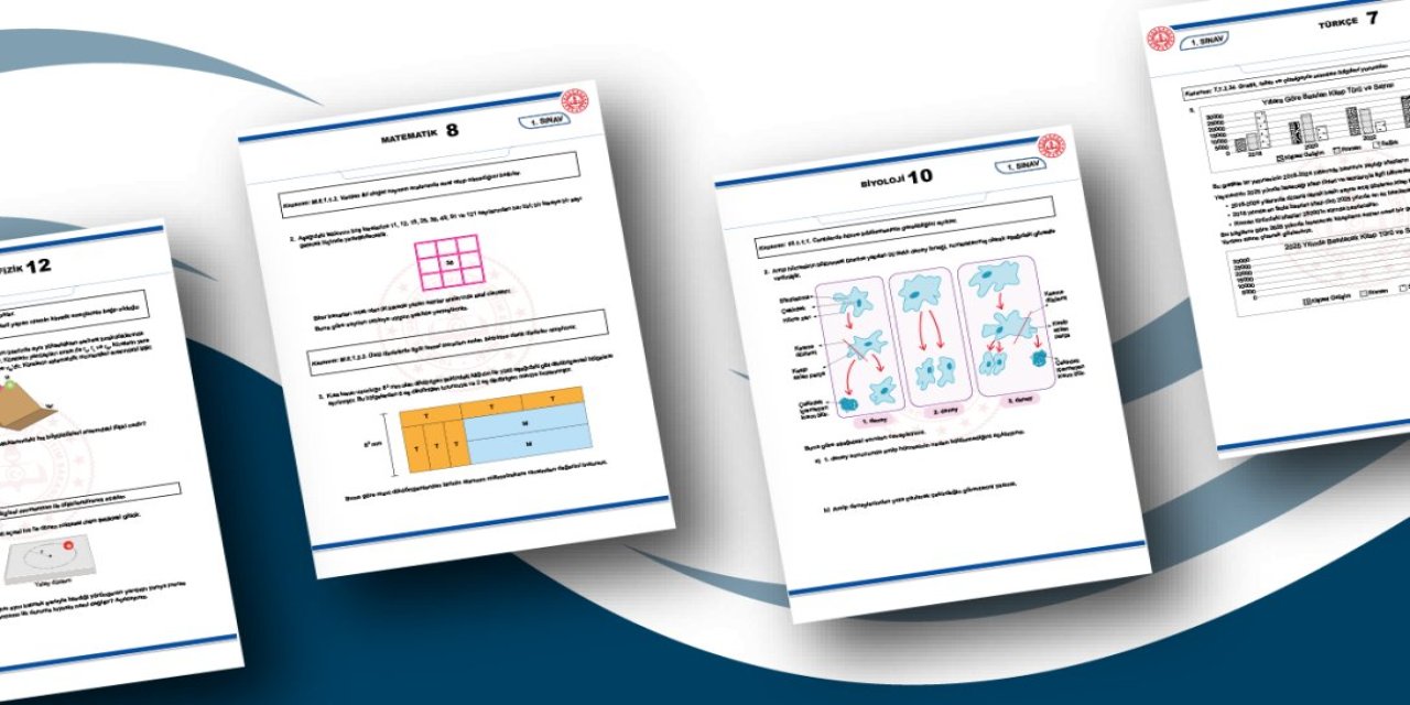 MEB 2024 1. dönem 1. yazılı sınavları örnek soru kitapçıkları yayımlandı