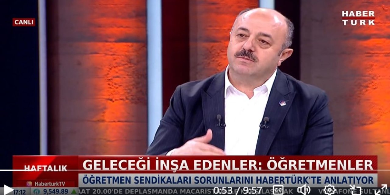 Talat Yavuz'dan Habertürk TV’ye Eğitimin Gündemine İlişkin Açıklamalar