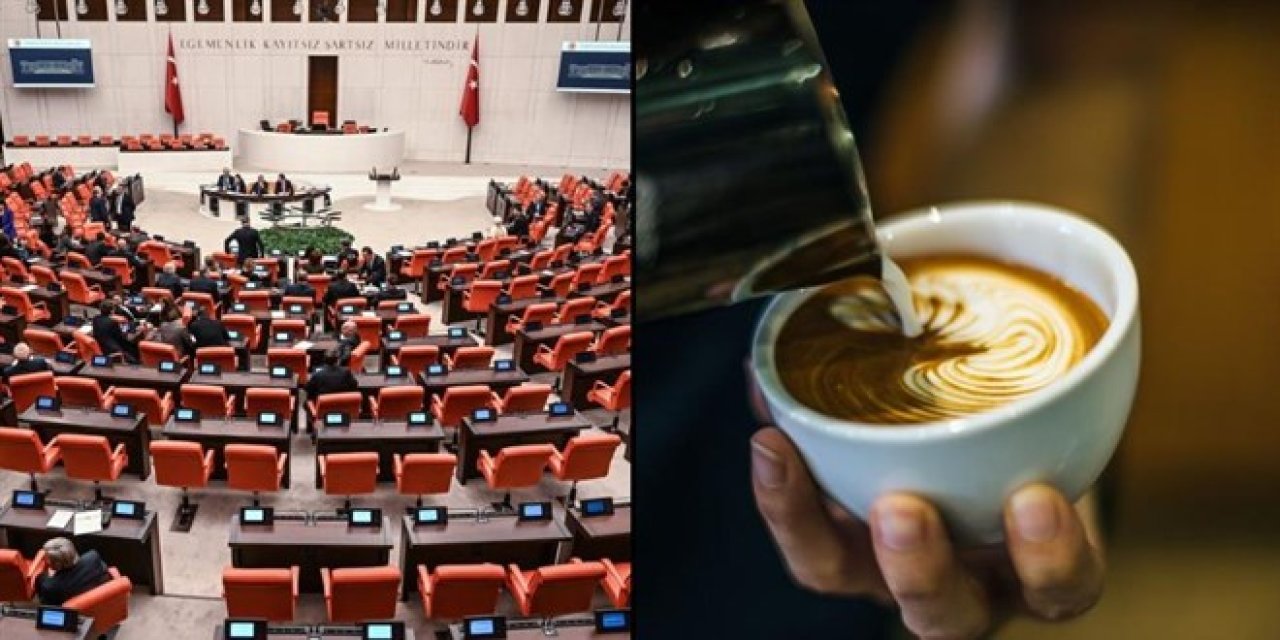 TBMM'de latte ve americano servisi başladı