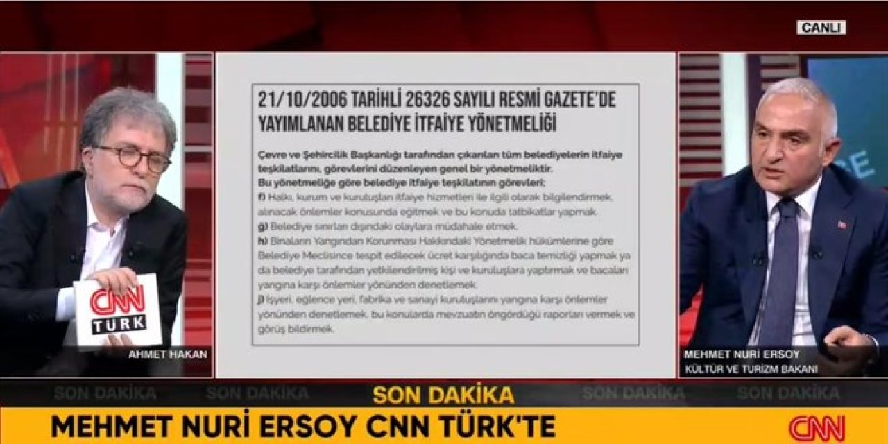 Bakan Ersoy'dan Bolu'daki otel yangını ile ilgili iddialara yanıt