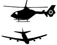 Turist helikopteri havada uçak ile çarpıştı
