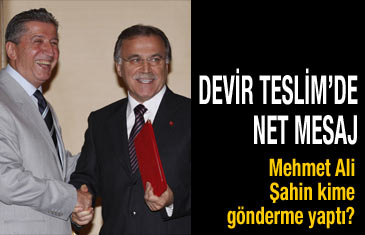 Meclis Başkanlığı'nda devir teslim