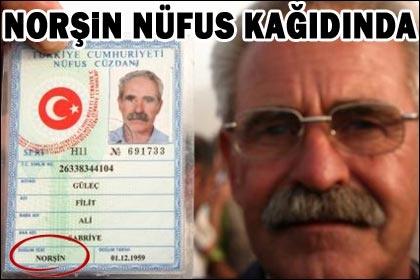 Norşin nüfus kağıdında