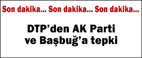 DTP'den AK Parti ve TSK'ya tepki