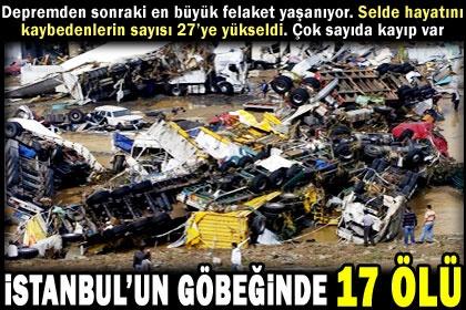 İstanbul'da sel felaketi: 17 ölü