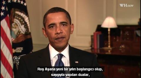 Obama'dan Türkçe kutlama