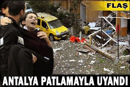 Antalya'da korkutan patlama