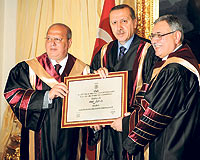 Erdoğan'a Gazze Üniversitesi'nden fahri doktora