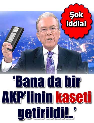 Dündar: Bana da bir AKP'linin kaseti geldi!