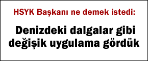 HSYK Başkanvekili Özbek: Görevden alma kararı yok