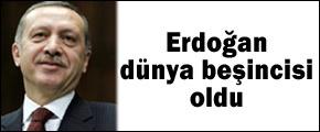 Erdoğan dünyanın en başarılı beşinci lideri