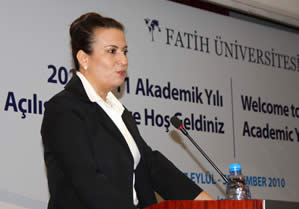 Bakan Çubukçu, Fatih Üniversitesi Açılışında