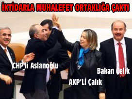AKPve CHP'li vekilin çak çak kutlaması
