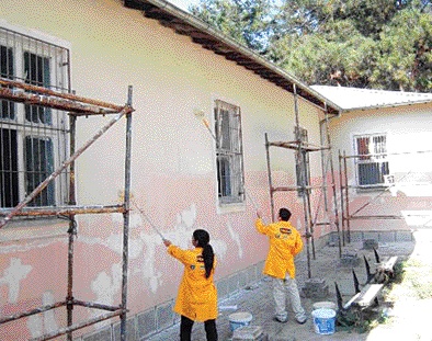 Devlet işsize iş kapısını ardına dek açtı 47 bin kişi ise ağaç dikip okul boyadı