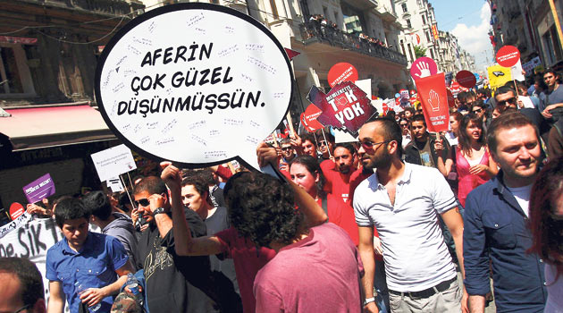 İstanbul ve Ankara'da 'internetime dokunma' eylemi