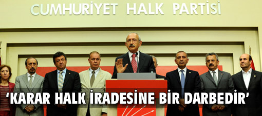 Kemal Kılıçdaroğlu 'Darbe' dedi
