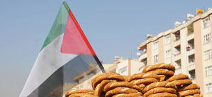 Filistin bayrağı asana 6 ay bedava gaz!