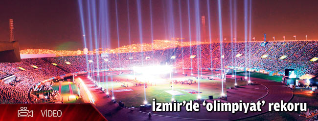 İzmirlilerden olimpiyat şölenine rekor katılım