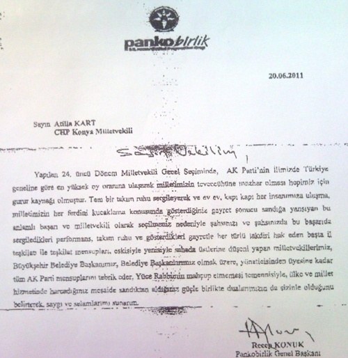 Başkan'dan CHP'yi çıldırtan tebrik mektubu