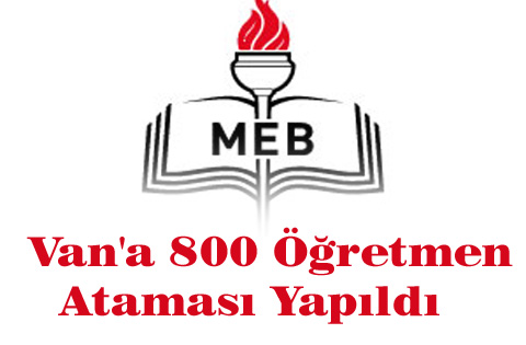 Van'a 800 Öğretmen Ataması Yapıldı