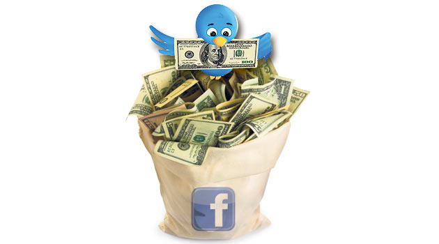 Facebook ve Twitter bu parayı nereden buluyor?