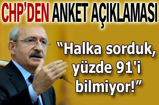 Kılıçdaroğlu'dan 4+4+4 anketi açıklaması!