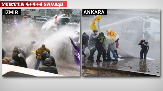 Ankara Tandoğan'da göstericilere müdahale