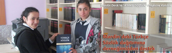 MARDİN'DE "AYAKLI SÖZLÜK" PROJESİNE DESTEK
