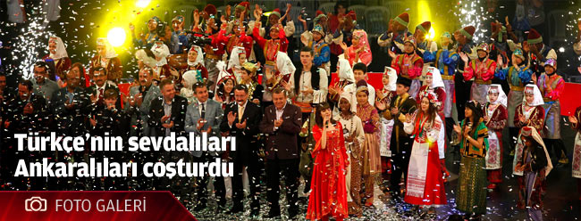 Türkçe'nin sevdalıları Ankaralıları coşturdu