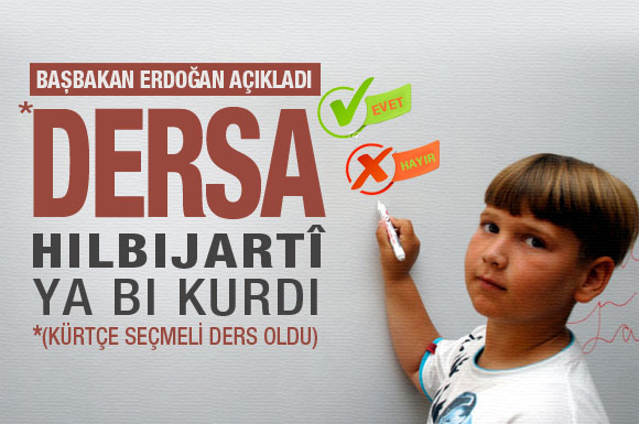Erdoğan Kürtçe seçmeli dersi açıkladı