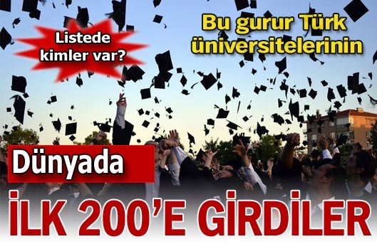 Türk üniversiteleri 'en iyi'ler listesinde