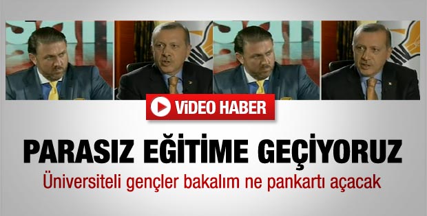 Erdoğan: Öğrenci harçları kalkacak