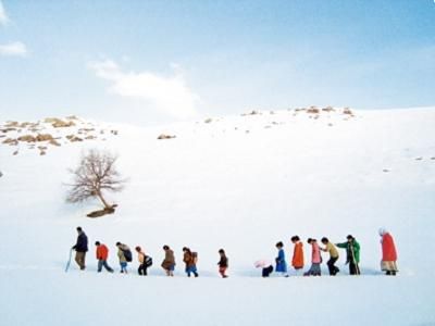Cilo Dağında oturan 12 öğrenci, eğitim için, yola dün çıktı