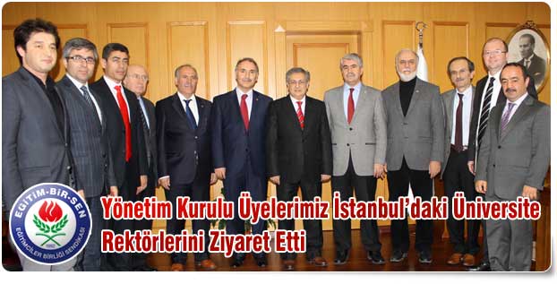 EBS'den İstanbul’daki Üniversite Rektörlerini Ziyaret