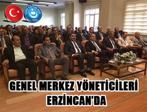 Türk Eğitim-Sen Yöneticileri Erzincan'da