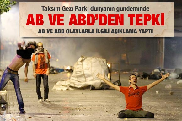 AB ve ABD'den Gezi Parkı açıklaması
