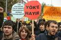 İstanbul'da YÖK Protestosu