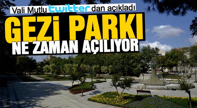Gezi Parkı yarın açılıyor